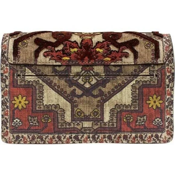 Brighton Catalina Multi color with flowers textured print   cross body  NWT RARE - Picture 2 of 4
